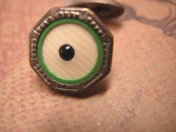 Art Deco enamel Cufflinks