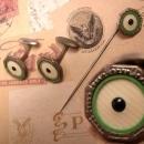 Art Deco enamel Cufflinks