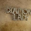 1920s Art deco DIAMOND lady Brooch huge flapper piece