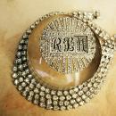 Art deco Vintage necklace brooch conversion set marcasites and rhinestones flapper fringe