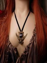 NEoclassical Angel Necklace THE WATCHER Winged goddess