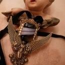 NEoclassical Angel Necklace THE WATCHER Winged goddess