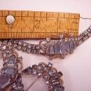Kramer Alexandrite SIgned Bracelet 2 brooch set GORGEOUS vintage demi parure