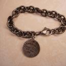 Sterling Tiffany & Co Charm Bracelet with box and original tiffany bag 36.5 grams