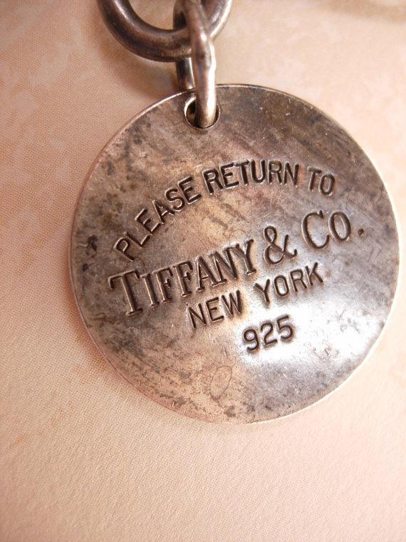 Sterling Tiffany & Co Charm Bracelet with box and original tiffany bag 36.5 grams