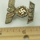 Vintage Iron Eagle Badge Pin WWII German Bar Iron Cross 1939 2nd Class Signed 6