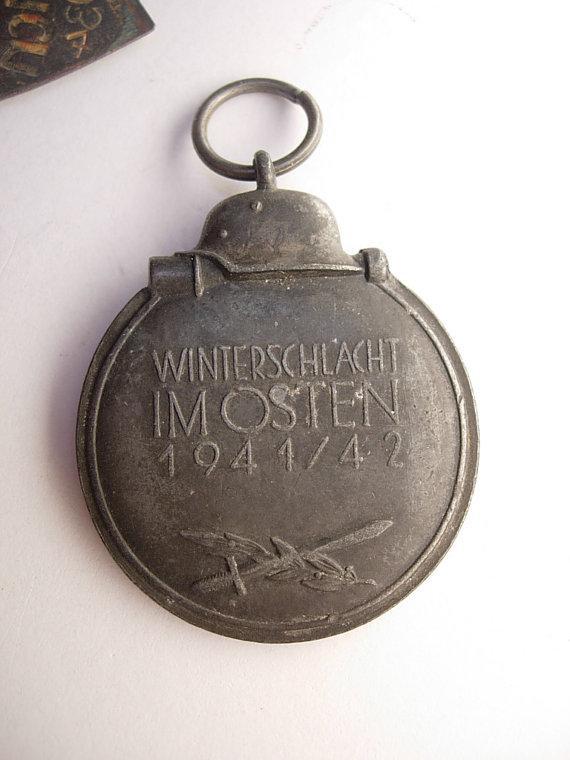 Lot Vintage Russian Front Nazi Medal Thing Julich 1934 Pinback NOWA Hamburg 39