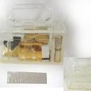 Vintage Clear Carrie Munn Signed compartment Lucite Box purse with accessories pat 195519 Purely stunning
