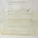 Vintage Clear Carrie Munn Signed compartment Lucite Box purse with accessories pat 195519 Purely stunning