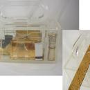 Vintage Clear Carrie Munn Signed compartment Lucite Box purse with accessories pat 195519 Purely stunning