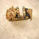 Early 1900 Victorian mourning Cherub bracelet