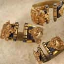 Early 1900 Victorian mourning Cherub bracelet