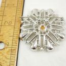 Vintage Rhinestone brooch unsigned WEISS PURE Glitz PURE brilliance
