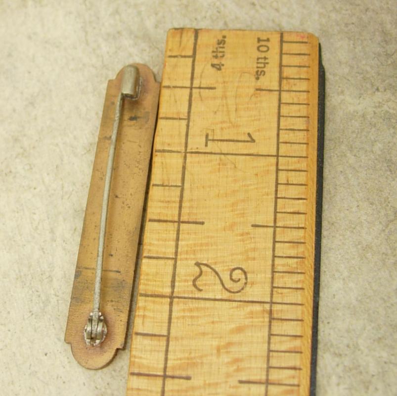 1914-1918 2 Target Marksman pin brooch medal long Medal raised relief