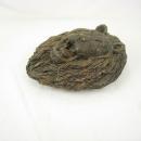 Vintage HUGE IMPRESSIVE Gothic Lion Buckle SIGNED victorian fierce lion