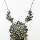 Antique renaissance Necklace Cherub figural chandelier drop necklace