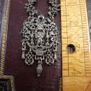 Antique renaissance Necklace Cherub figural chandelier drop necklace
