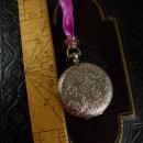 Marie Antoinette pocketwatch locket necklace Guilloche enamel rosary cross