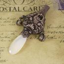 ANtique Sterling Baby Rattle 1901 whistle chatelaine teether English hallmarks
