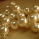 VIntage wedding Pearl flapper necklace with rhinestone and huge pearl drop