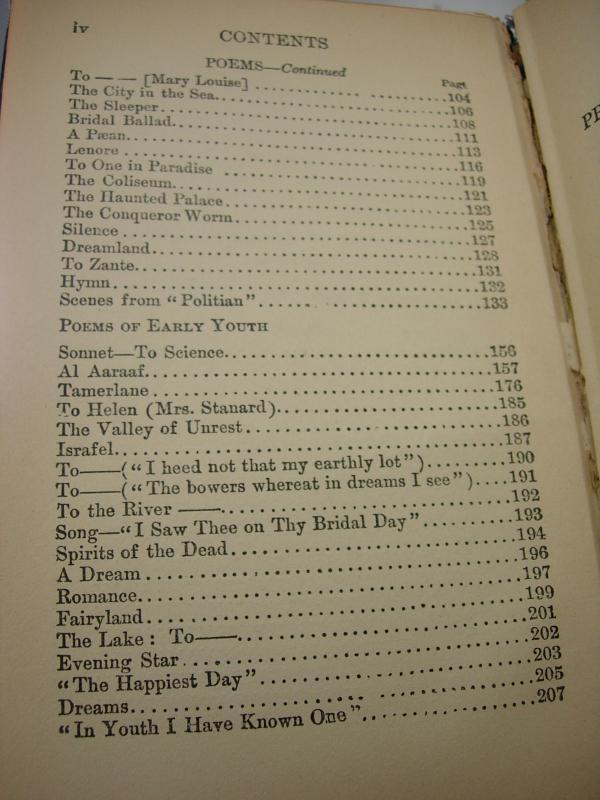 Antique books Poe 1904 The Works of Edgar Allan Poe 10 miniature volumes all original gilded pages
