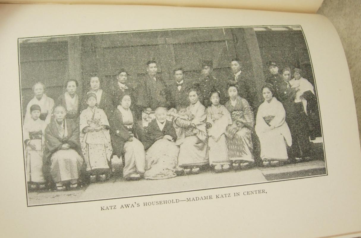 Katz Awa Book antique 1904 The Bismark of Japan miniature with real Photo included