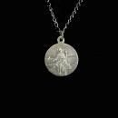 Saint Peregrine Medal necklace Religious protection for cancer and illness