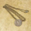 Saint Peregrine Medal necklace Religious protection for cancer and illness