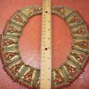 Nepalese Necklace Huge Primitive Egyptian Revival CORAL Goddess wedding Collar Newari Kathmandu, Nepal