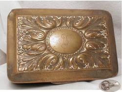 1800's Eoff & Shepherd silver fancy hinged box