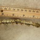 Antique Bookchain Victorian bracelet Cherubs opals pearl coral turquoise