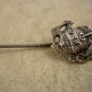 Vintage WW1 Marine Stickpin Globe Anchor Eagle Military insignia