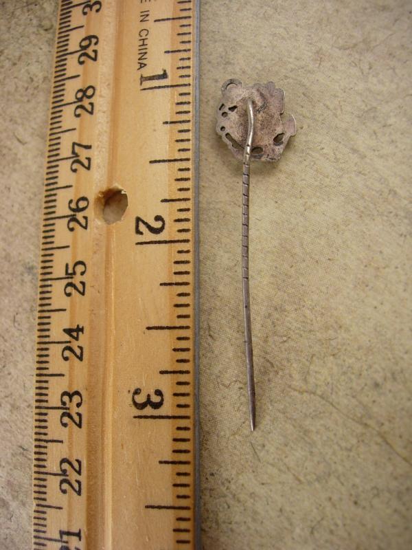 Vintage WW1 Marine Stickpin Globe Anchor Eagle Military insignia