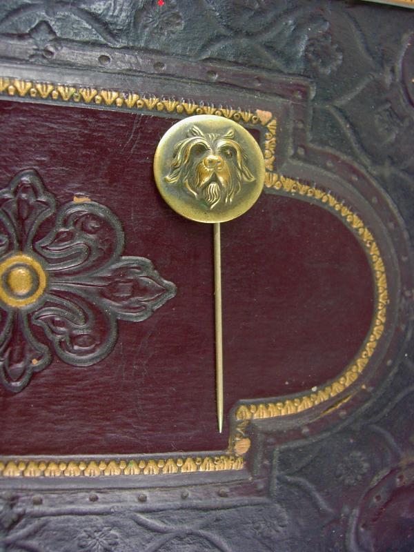 Antique Terrier Stickpin Ancient dog breed