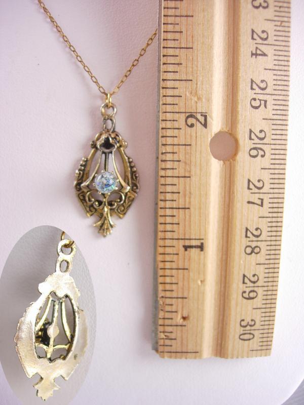 Art deco Floating Opal Necklace pendant Mystical Queen of Gems