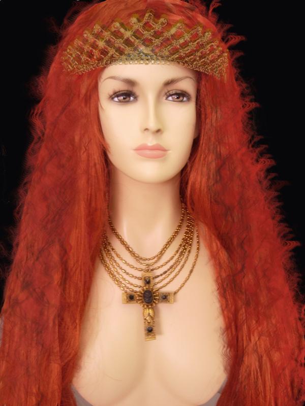 Antique Jet Cameo Cross Necklace Gothic baroque statement victorian mourning choker