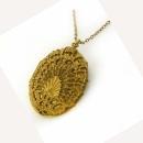 Antique Locket * Victorian Fancy Filigree * large keepsake necklace * Vintage photos children