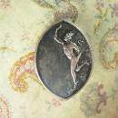 Vintage Figural Brooch winged Hermes Mythical Unusual Silver