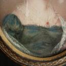 Known artist SIGNED 1822 PORTRAIT miniature Framed woman Royalty victorian woman Albin Roberts Burt