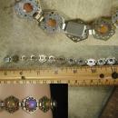 ART DECO Bracelet Hauntingly beautiful Jelly opal dragons BREATH Bracelet 1920's vintage Mexican silver filigree Loads of fire