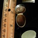 Antique Miniature box Silver CHERUB Italy patch Snuff box Italian renaissance Angels wedding ring holder case