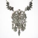 Antique renaissance Necklace Cherub figural chandelier drop necklace