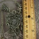 Antique renaissance Necklace Cherub figural chandelier drop necklace