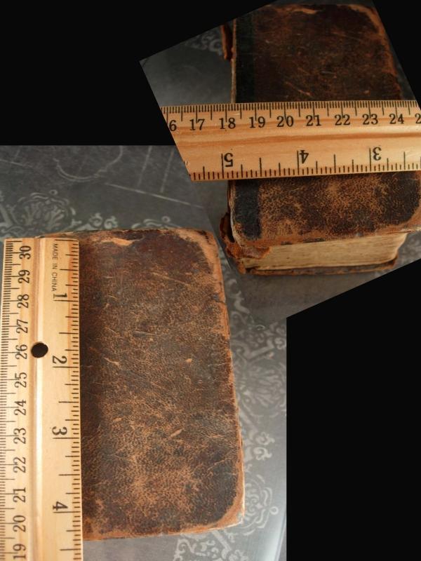 1804 Psalm David Leather MINIATURE book