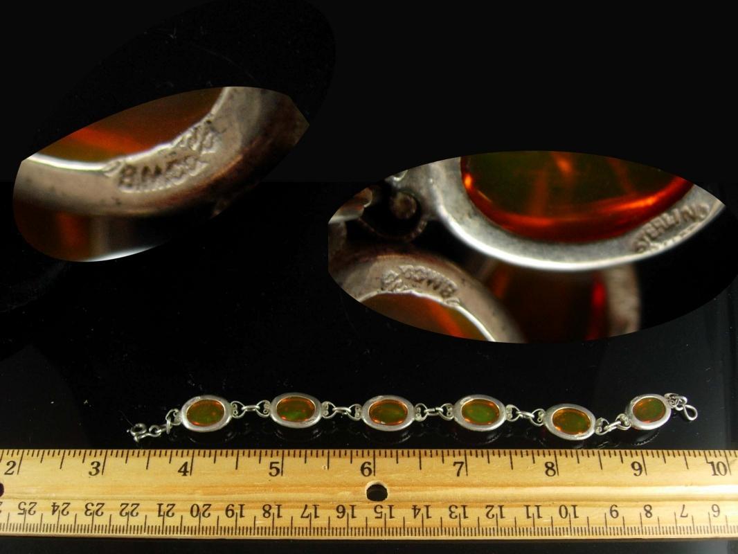 ART DECO Bracelet Hauntingly beautiful Jelly opal bracelet sterling dragons BREATH Bracelet 1920's vintage silver filigree