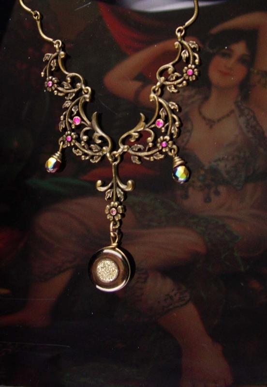 ANTIQUE Fob necklace / Scottish MOURNING Cannel COAL / Rare cannelite pendant / victorian black jewelry with history