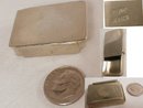 TINY MExican sliding Silver signed stamp case