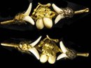 RARE 14KT GOLD PRe Civil war Aesthetic tooth brooch
