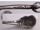 OLD Italian SILVER Snake cherub Brooch salt