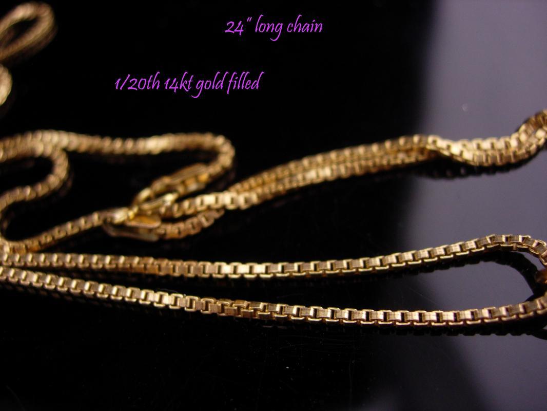 Antique Victorian Cross / 1/20th 14 kt gold filled chain / antique cross / Victorian jewelry / 24